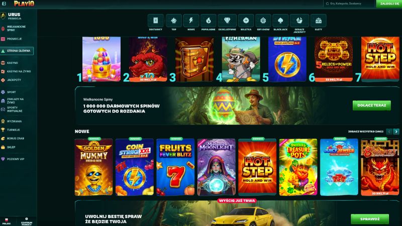 Playio Casino - najlepsze kasyna online